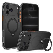 Tech-Protect MagAir Stand MagSafe CC Case for iPhone 18 Pro / 17 Pro - Matte Black