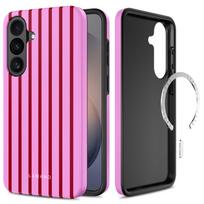 Tech-Protect Lamano MagSafe Case for Samsung Galaxy S26 FE - red-pink