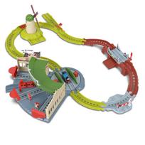 Žaislinis traukinys su bėgiais Fisher-Price Thomas & Friends Exploring Tidmouth Sheds