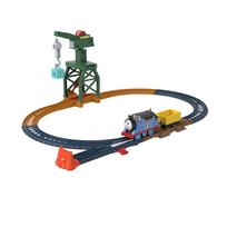 Baterijomis varomas žaislinis traukinys su bėgiais Fisher-Price Thomas & Friends asortimente