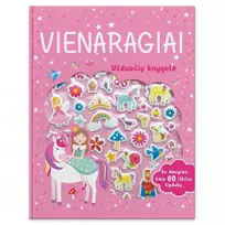 KNYGA VIENARAGIAI. Užduočių knygelė su daugiau nei 60 išskirtinių lipdukų.