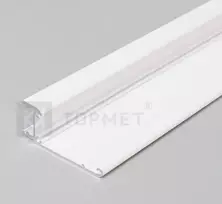 3m LED juostos profilis WALLE12 BCD, baltai dažytas