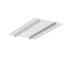 LED juostos profilio dangtelis WALLE12, neanoduotas aliuminis, 2m
