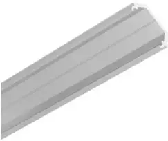 LED juostos profilis QUARTER10 BD/U6, anoduotas aliuminis, 2m