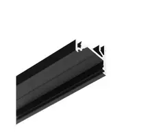 LED juostos kampinis profilis CORNER12.v2, juodas, 2m