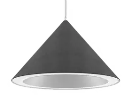 Pakabinamas šviestuvas 34W LED pakabinamas akustinis šviestuvas HOLY 550, baltu korpusu, 3000K
