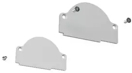 LED profilio PRF170SET užbaigimai, balti, 2vnt.
