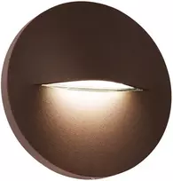 Sieninis šviestuvas 3W LED sieninis lauko šviestuvas VITA, rūdžių sp., 3000K, IP65, 4298301