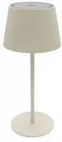 2,5W LED įkraunamas stalo šviestuvas, smėlio sp., 2700-6000K, su saulės baterija, IP54, dimeriuojamas