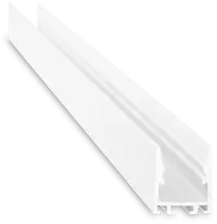 LED juostos paviršinis profilis SLOT SUR D16 x D22, baltas, 2m, su dangteliu ir užbaigimais, 307152