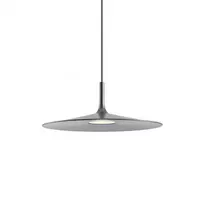 16W LED pakabinamas šviestuvas KAI, tamsiai pilkas, 3000K, gaubto skersmuo 40cm, 01-3037