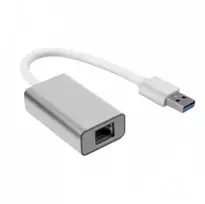 Adapteris LAN / USB-A, sidabro sp.