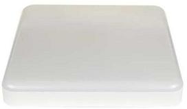 Ledvance 35W LED plafonas SLIM, kvadratinis, baltas, 4000K, IP65, su judesio davikliu