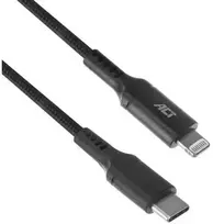 ACT USB-C kištukas - Lightning kištukas 1 metras, nailonas, MFI sertifikuotas