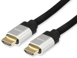 Equip 119381 HDMI 2.1 itin didelės spartos kabelis, 2,0 m, 8K/60Hz, 4K/120Hz, 2 m, HDMI Type A (standartinis), HDMI Type A (standartinis), 48Gbit/s, garso grąžinimo kanalas (ARC), juodas