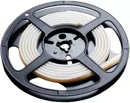 Rinkinys - 8W/m LED COB juosta, 24V, 3000K, IP65, 5m, su maitinimo šaltiniu ir nuotolinio valdymo pulteliu