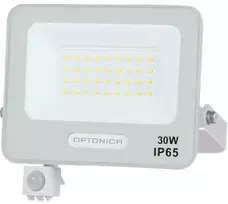 30W LED prožektorius su judesio davikliu, baltas, 6000K