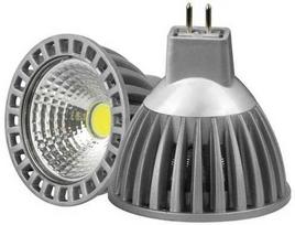 6W COB LED lemputė MR16/GU5.3 DC12V, 6000K