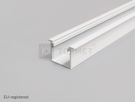 3m LED juostos profilio LINEA-IN20, baltas