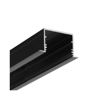3m LED juostos profilio VARIO30-07, juodai anoduotas.