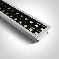 40W LED įleidžiamas linijinis šviestuvas, baltas, 3000K, 38150BR/W/W