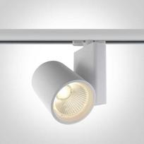 42W LED šviestuvas į bėgelius, baltas, 3000K, 65614NT/W/W