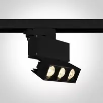 12W LED šviestuvas į bėgelius, juodas, 3000K, 65306BT/B/W