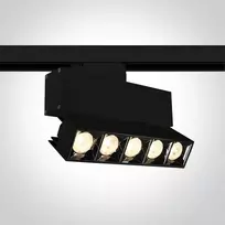 20W LED šviestuvas į bėgelius, juodas, 3000K, 65506BT/B/W