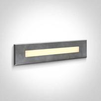 10W LED įleidžiamas sieninis lauko šviestuvas, nerūdijančio plieno sp., 3000K, 68072C/W