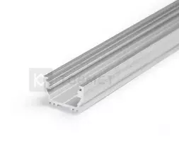 LED juostos profilis UNI12, neanoduotas aliuminis, 3m