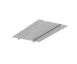 3m LED juostos profilio WALLE12 dangtelis, anoduotas aliuminis