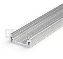 3m LED juostos profilis SURFACE14 EF/TY, neanoduotas aliuminis