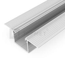 3m LED juostos profilis LINEA-IN20 TRIMLESS EF, neanoduotas aliuminis
