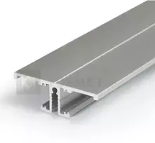 3m LED juostos profilis BACK10 A/UX, anoduotas aliuminis