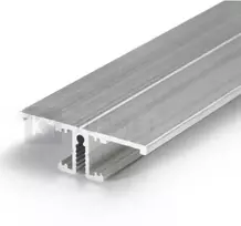 3m LED juostos profilis BACK10 A/UX, neanoduotas aliuminis