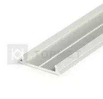3m LED juostos profilis FIX12, anoduotas aliuminis
