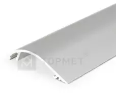 3m LED juostos profilio WAY10 dangtelis, anoduotas aliuminis