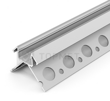 3m LED juostos profilis UNI-TILE12 C PLUS, 270 laipsnių, anoduotas aliuminis