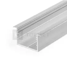 3m LED juostos profilis VARIO30-07 ACDE-9/U9, neanoduotas aliuminis