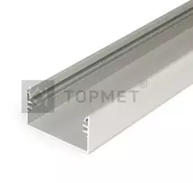 3m LED juostos profilis LOWI, neanoduotas aliuminis