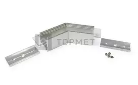 LED juostos profilio LINEA20 135 laipsnių kampinis sujungimas, anoduotas aliuminis