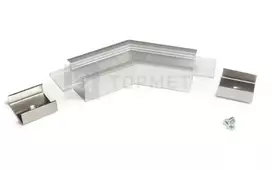 LED juostos profilio LINEA-IN20 135 laipsnių kampinis sujungimas, anoduotas aliuminis