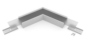 LED juostos profilio VARIO30-02 120 laipsnių kampinis sujungimas, anoduotas aliuminis