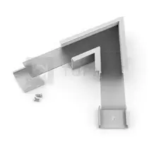 LED juostos profilio VARIO30-07 60 laipsnių kampinis sujungimas, anoduotas aliuminis