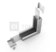 LED juostos profilio VARIO30-07 90 laipsnių kampinis sujungimas, anoduotas aliuminis
