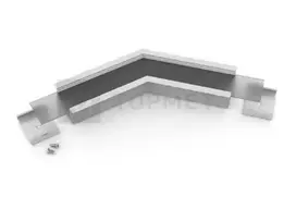 LED juostos profilio VARIO30-07 135 laipsnių kampinis sujungimas, anoduotas aliuminis
