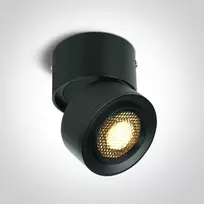 Lubinis šviestuvas 15W paviršinis reguliuojamas šviestuvas, juodas, 3000K, 12115G/B/W