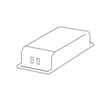 96W 24V LED maitinimo šaltinis BRIGHT LINE šviestuvams iki 3750mm ilgio