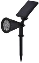1.5W LED įsmeigiamas sodo šviestuvas OPTONICA, juodas, 3000K, su saulės baterija