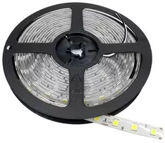 14.4W/m LED juosta OPTONICA, 12V, raudona šviesos sp., 30 LED/m, IP54, 5m ritė